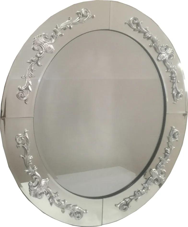 Espelho Clássico Veneziano Oval 79 cm x 69 cm