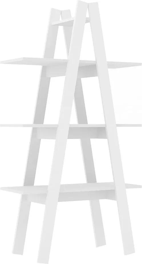 Estante Decorativa Escada Menor Rt 3047 Branco - Móvel Bento
