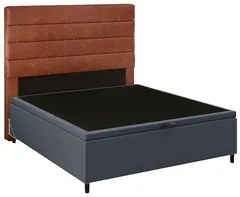 Cabeceira com Base Cama Box Baú Casal 138x188cm Hit ID5 Couríssimo Cam