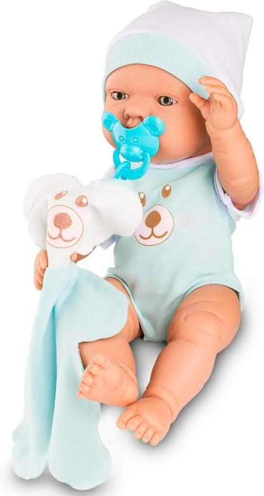 Boneca Bebezinho Real Primeiros Cuidados Menino - Roma