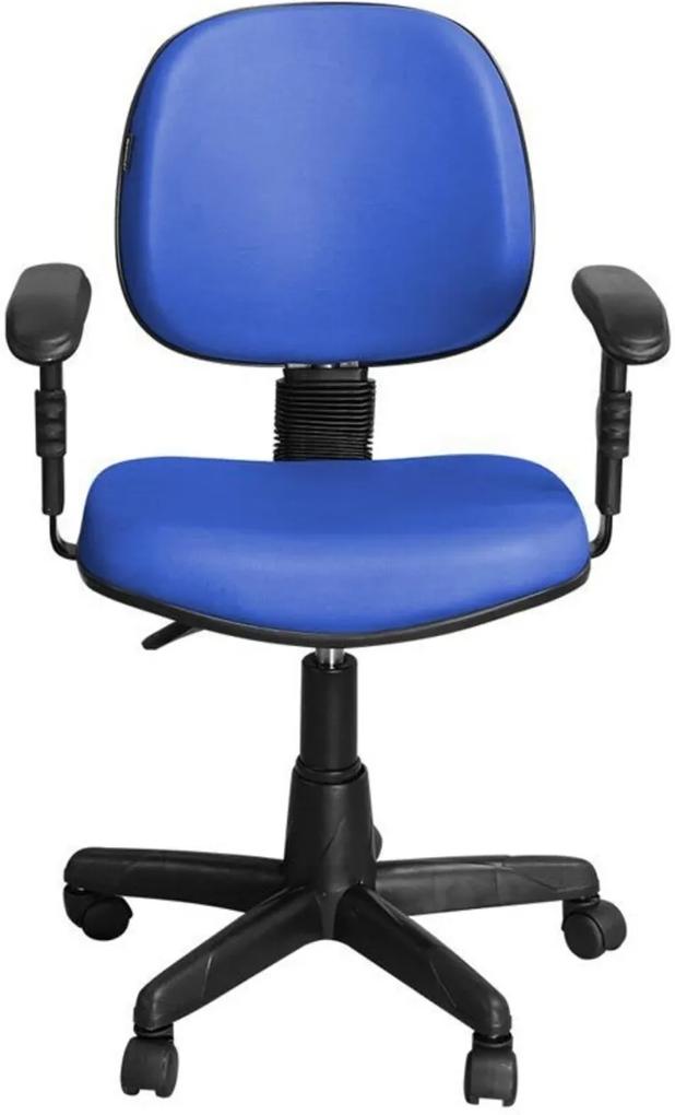 Cadeira Pethiflex CE-01BPBT Giratória Couro Azul