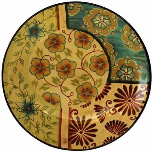 Prato de Parede Decorativo de Porcelana Midoun