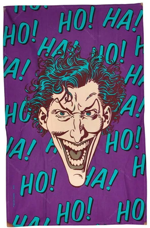 Pano de Copa DC Comics Joker Ha Ha Ha Roxo em Algodão - Urban
