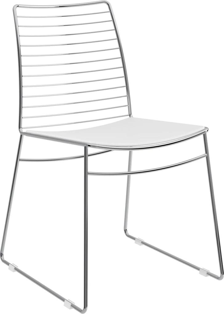 Kit 2 Cadeiras 1712 Couríssimo Móveis Carraro Branco