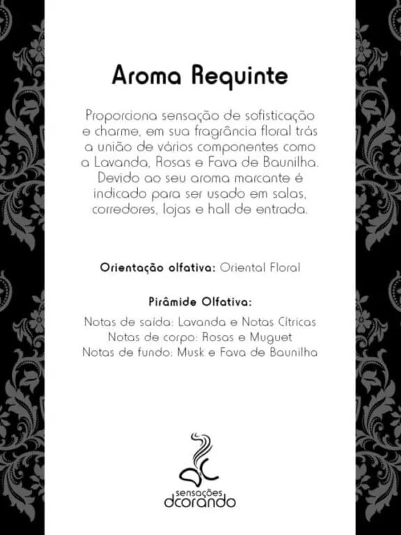 Aromatizador De Ambiente Difusor Com Varetas Requinte 300ml