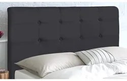 Cabeceira Cama Box Casal Queen 160cm Luna I02 Suede Cinza - Mpozenato