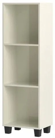 Estante Tulum 3 Nichos para Livros na cor Off White 77cm - 64816 Sun House