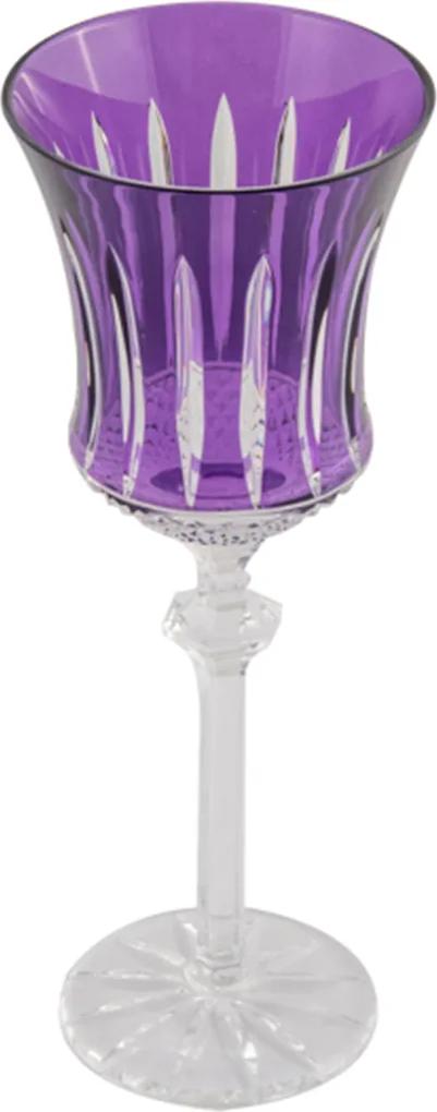 Taça de Cristal para Vinho 170ml Roxa