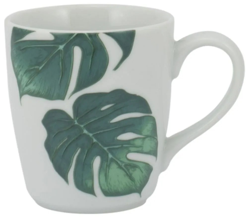 Caneca 225Ml Porcelana Schmidt - Dec. Patricia 2381