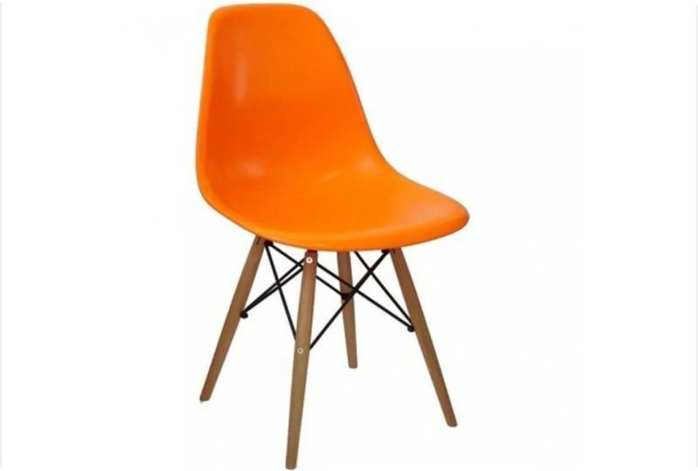 Cadeira Facthus Eiffel Charles Eames Laranja