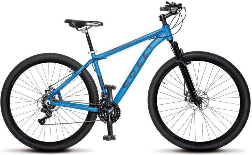 Bicicleta Colli Bikes Aro 29 MTB Alumínio Azul Fosco