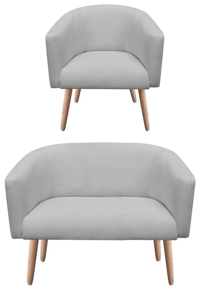 KIT 01 POLTRONA E 01 NAMORADEIRA STELLA