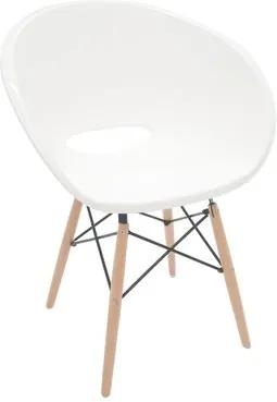 Cadeira Elena branca 3D Tramontina