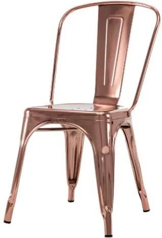 Cadeira Iron Espelhada Cobre - 50076 Sun House