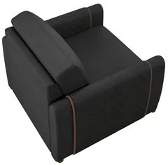 Kit 2 Poltronas Decorativas para Sala de Estar 98cm Amaranto M22 PU Pr