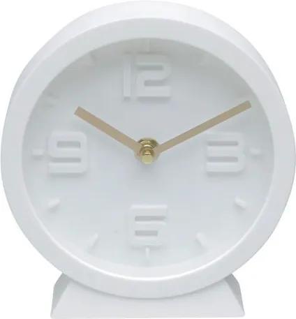 Relógio de Mesa 16cm Branco Clean Style
