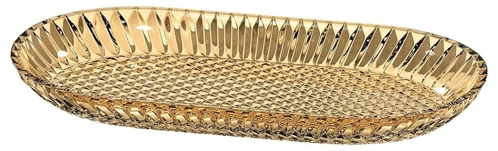 Travessa Oval Em Vidro 22,8Cm Ambar - L'hermitage