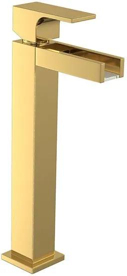 Misturador Monocomando para Banheiro Mesa Unic Cascata Gold 2885.GL90.CAS - Deca - Deca