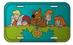 Placa de Metal Scooby Doo Hanna Barbera