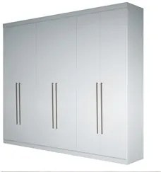 Guarda Roupa Casal 6 Portas Versalhes Branco - Santos Andirá