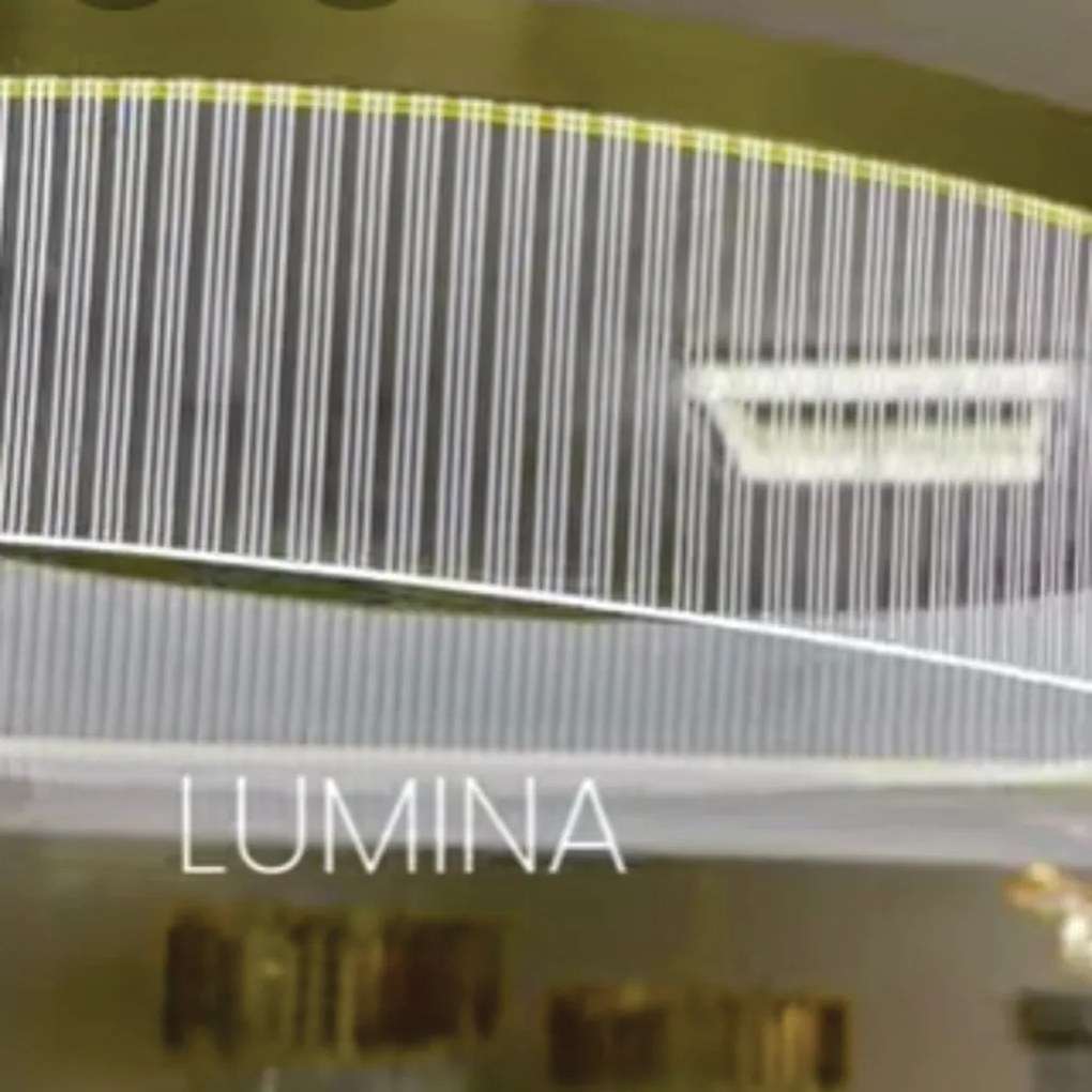 Pendente Lumina Ø50X10Cm Led 30W 3000K Bivolt Dourado - Usina Imports...