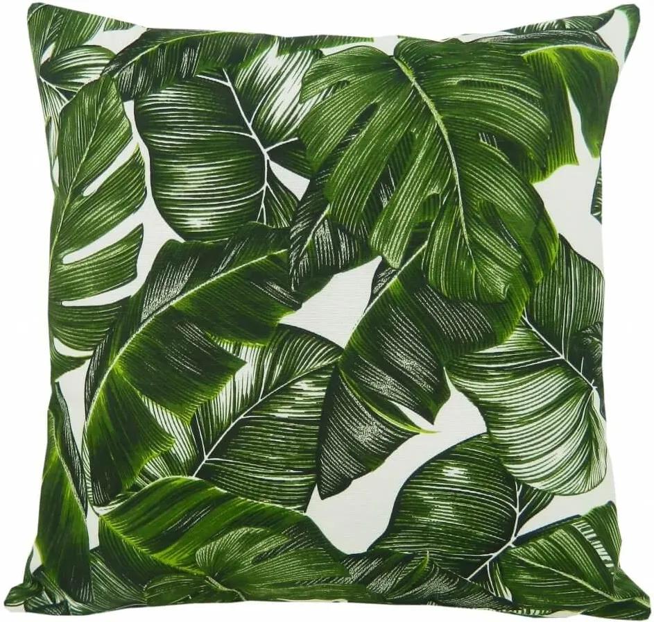 Capa de Almofada Decorativa Palmeira Verde 45x45cm