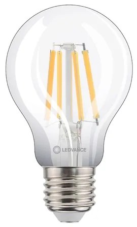 Lampada Led Bulbo A60 Clara Filamento E27 7W 806Lm - LED BRANCO QUENTE (2700K)