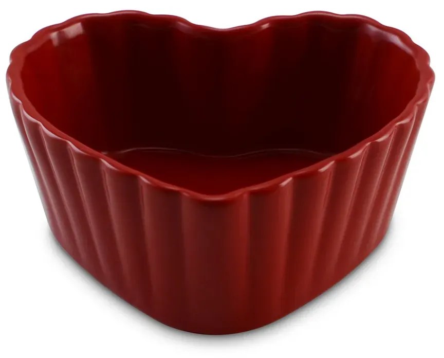 Ramequim 13,5Cm Coração Vermelho - Ceraflame