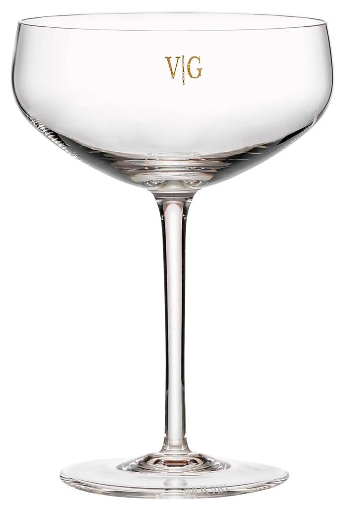 Taça de Cristal Coupe Lisa P/ Champagne  Transparente