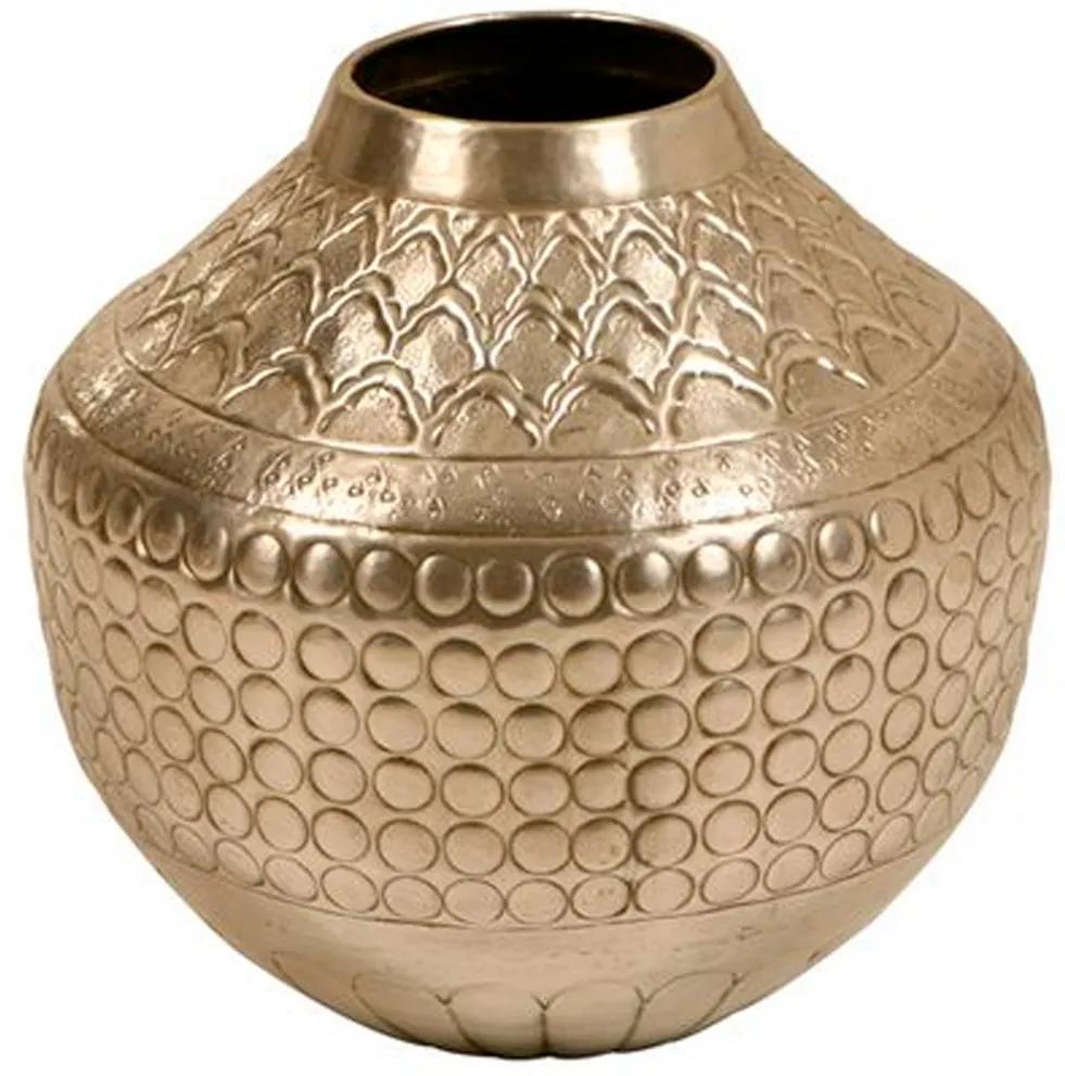 Vaso Decorativo de Metal Alpaca Doha Grande
