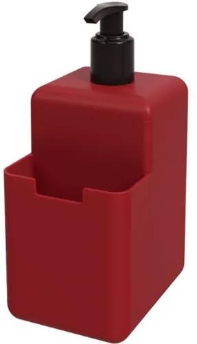 Dispenser Single 500ml 8x10,5x18,2cm Vermelho Bold - 17008/0465 - Coza - Coza