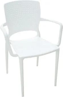 Cadeira Safira com braços branca Tramontina 92049010