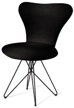 Cadeira Jacobsen Series 7 Preta com Base Estrela Preta - 55921 Sun House