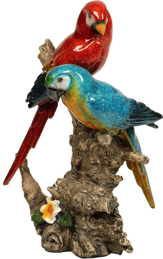Escultura Decorativa de Resina Pássaro Nante