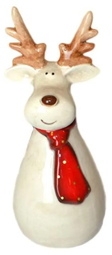 Rena Decorativa Branca 17,7Cm - Tok Da Casa
