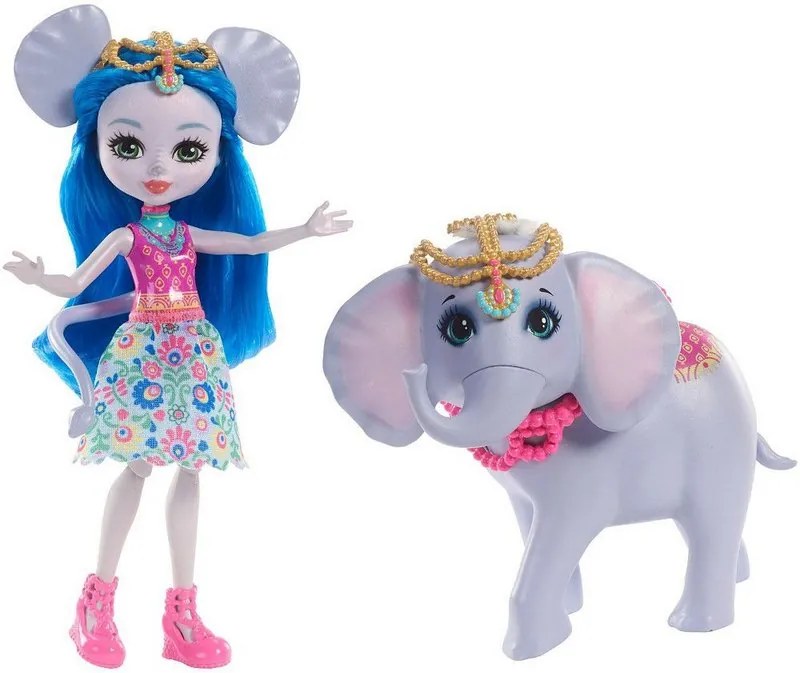 Enchantimals Conjunto - Ekaterina Elephant e Antic - Mattel