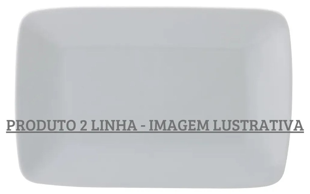 Prato Retangular 27Cm Porcelana Schmidt - Mod. Usa 2° Linha 108