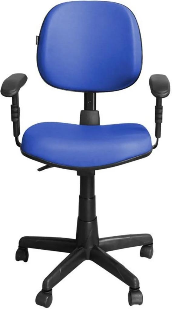 Cadeira Pethiflex Ce-Ergonômica Giratória Couro Azul