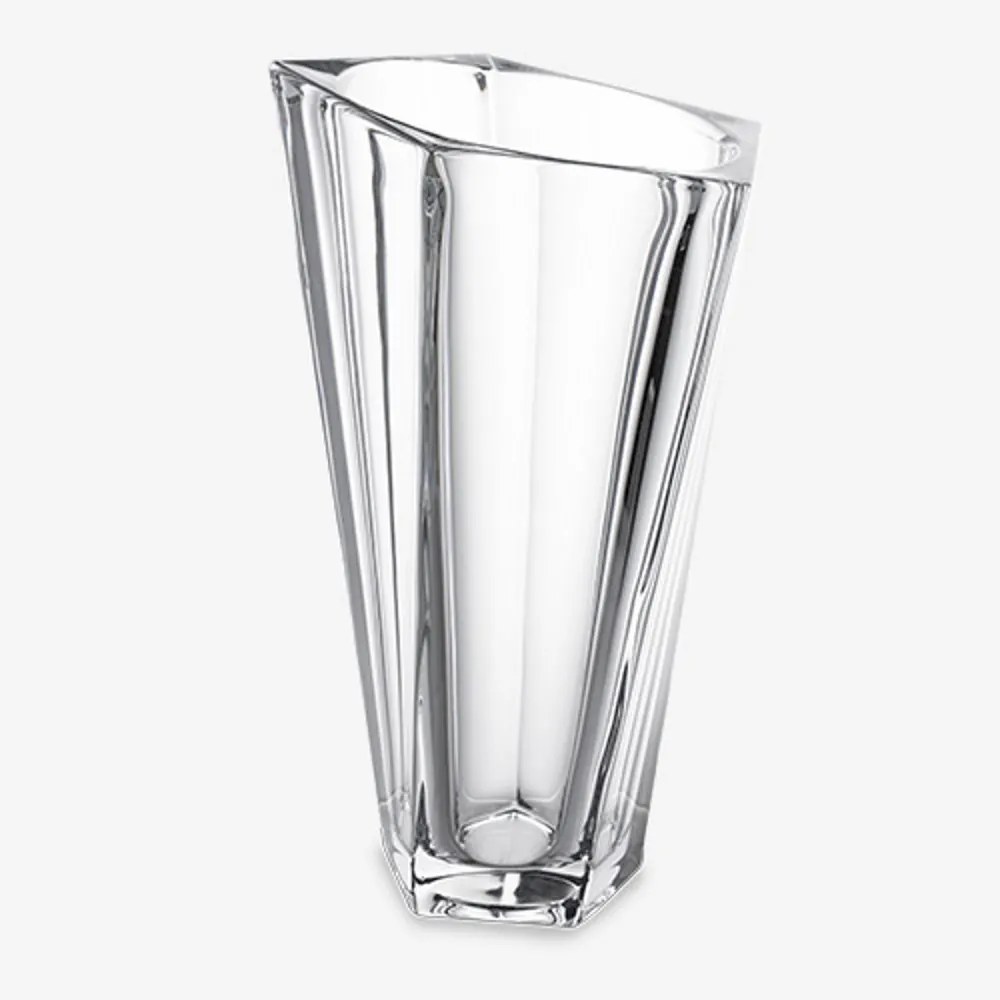 Vaso De Vidro 18cm X 30cm Stc2140 Adely Crystal