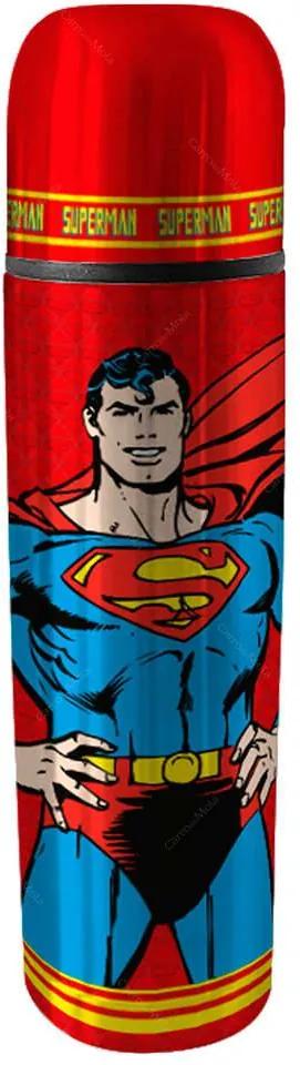 Garrafa Térmica DC Comics Superman Vermelha em Aço Inox - Urban