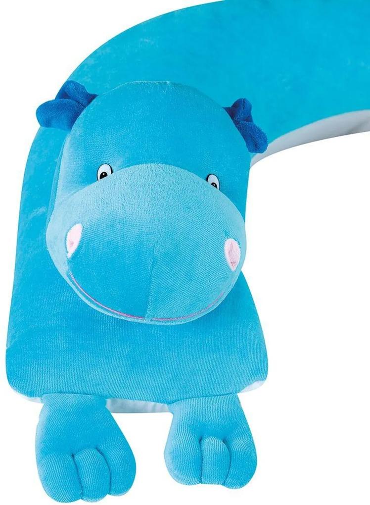 Almofada AmamentaçÁo Hipopótamo GrÁo de Gente Azul