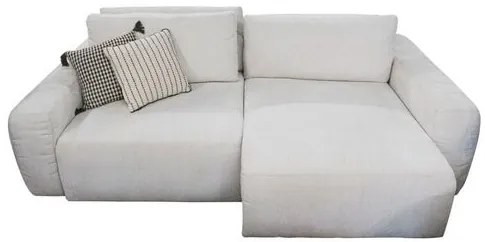 Sofa Cosi 4 Lugares Retratil Tecido Veludo Cru 270cm - 73751 Sun House