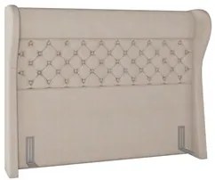 Cabeceira Cama Box Casal Queen 160cm Trinidad P02 Linho Bege Cru - Mpo