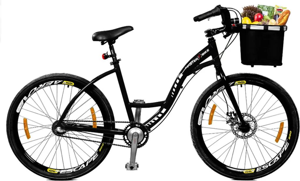 Bicicleta aro 26 Master Bike Urbis Freio Á  Disco 3 V Nexus com Cesta Preto