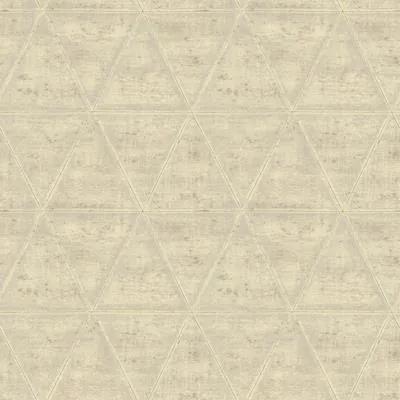 Papel De Parede Artístico Geométrico Rústico Texturizado Triangulo Alhambra Vc1703