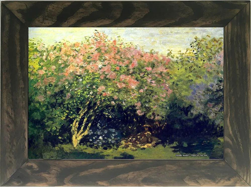 Quadro Decorativo A4 Lilacs in the Sun - Claude Monet Cosi Dimora