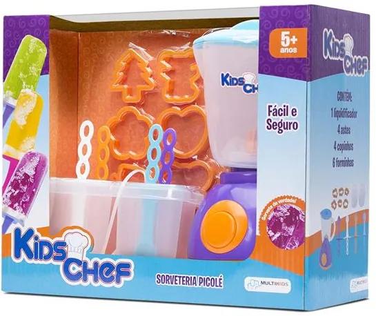 Sorveteria Picolé Kids Chef com Acessórios Indicado para +5 Anos Multikids - BR110 BR110