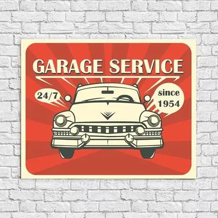 Quadro Decorativo Garage Service 011011