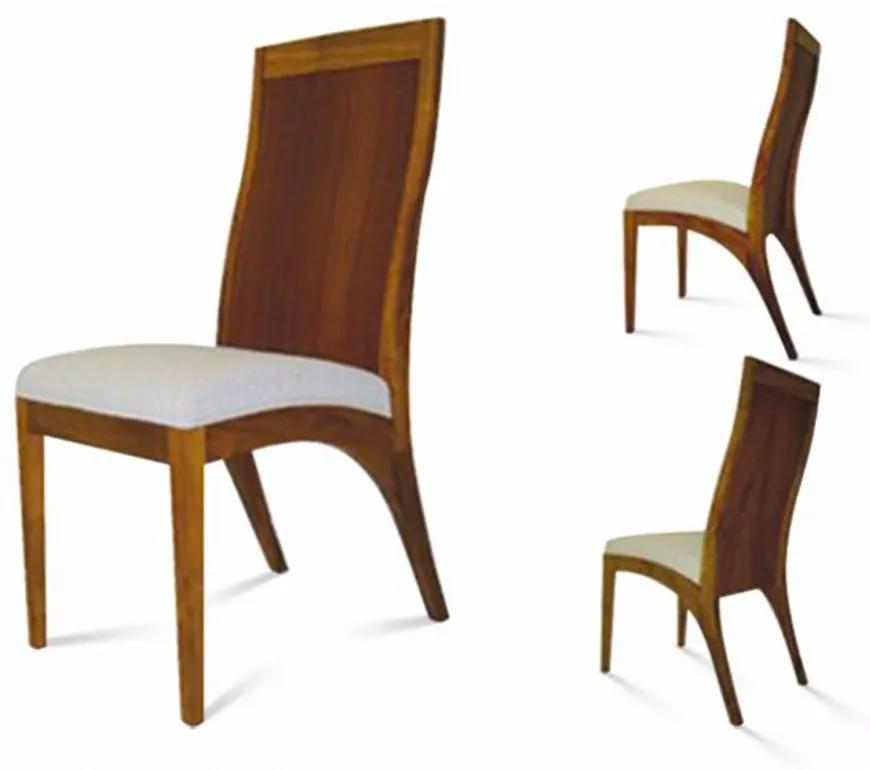 Cadeira Madri Madeira Maciça Design Retrô