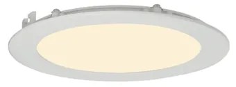 Plafon Led Embutir Redondo Branco 12W 17Cm Yamamura - LED BRANCO QUENTE (3000K)